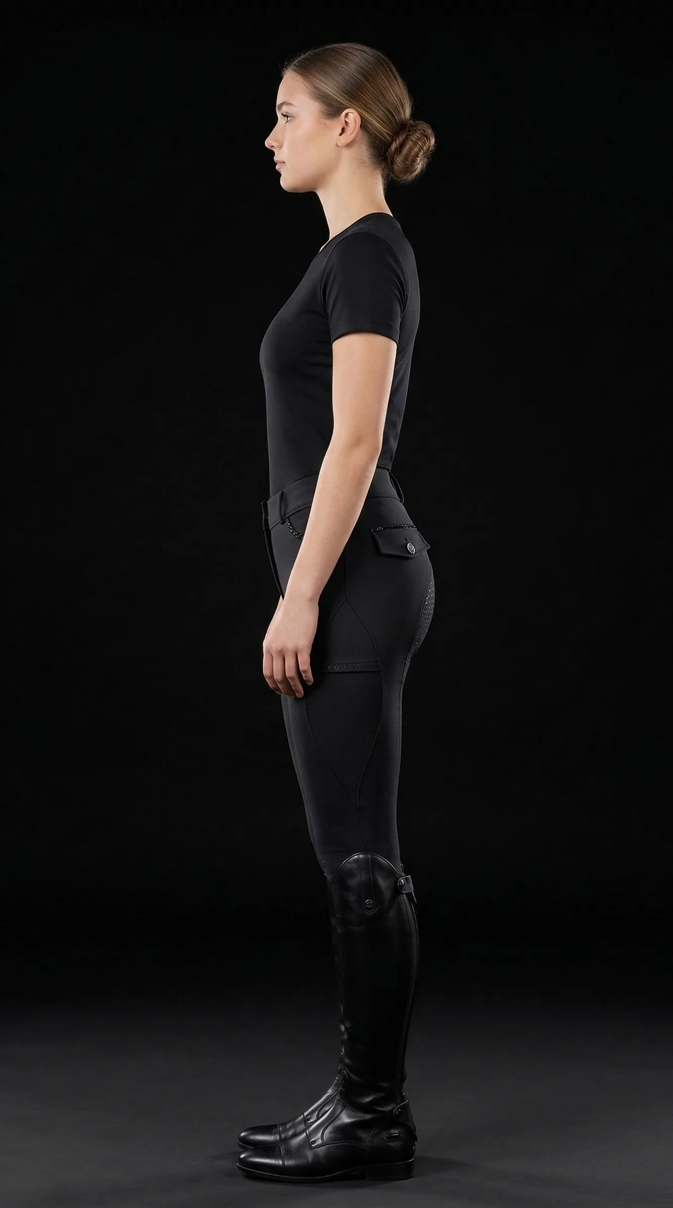 EQUIVE The Signature rijbroek - zijaanzicht profiel